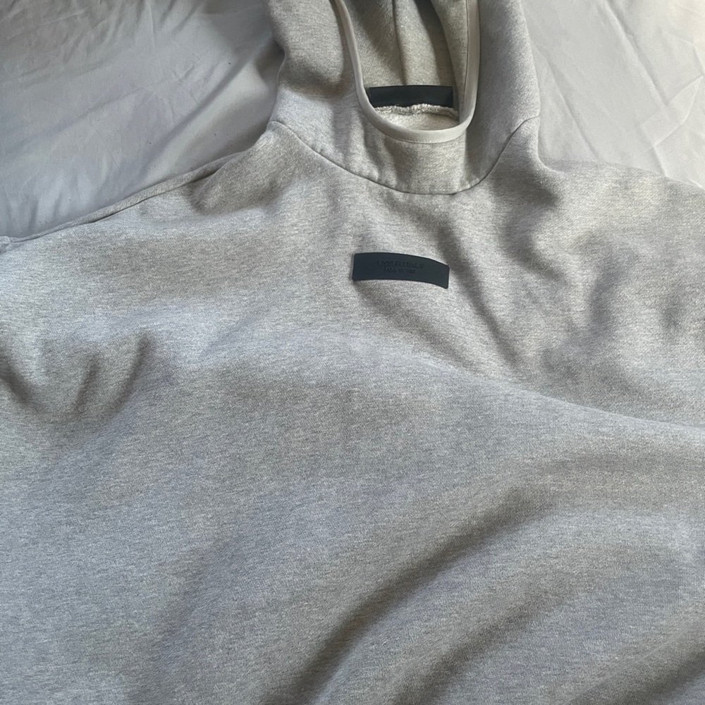 Essentials Light Gray Hoodie
